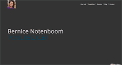 Desktop Screenshot of bernicenotenboom.com